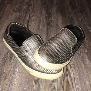 Metallic Kenneth Cole Slides